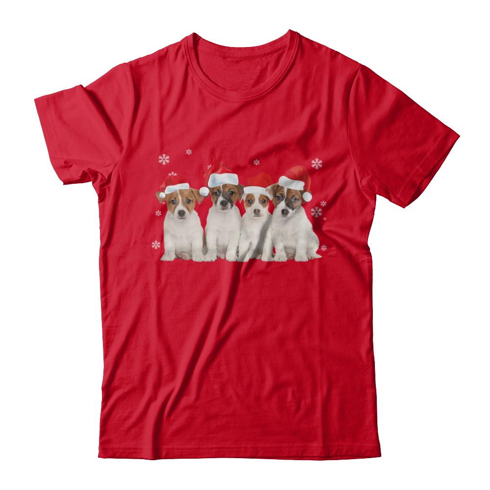 Funny Beagle Puppies Christmas Dog Gift-T-Shirt & Hoodie-Premium T-Shirt-Red