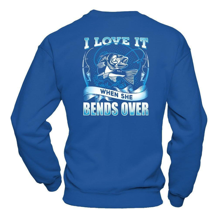 I Love It When She Bends-T-Shirt & Hoodie-Crewneck Sweatshirt-Royal