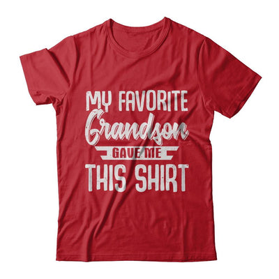 My Favorite Grandson Gave Me This-T-Shirt & Hoodie-Classic T-Shirt-Red