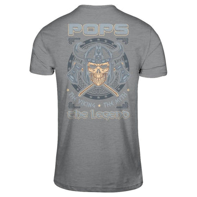 Pops The Viking The Myth The Legend-T-Shirt & Hoodie-Classic T-Shirt-Sport Grey