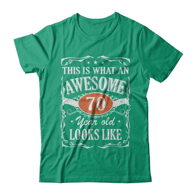 Vintage This Is What An Awesome 70 Year Old 1951 Birthday-T-Shirt & Hoodie-Classic T-Shirt-Kelly Green