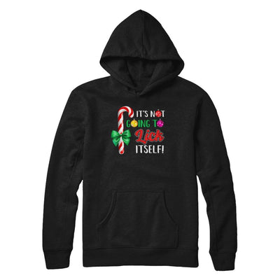 It's Not Going To Lick Itself Funny Candy Christmas-T-Shirt & Sweatshirt-Pullover Hoodie-Black