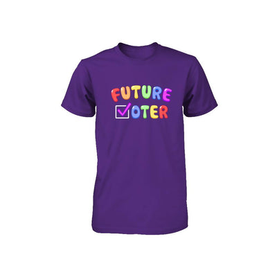 Voting Kids Vote Future Voter Rainbow Youth-Youth Shirt-