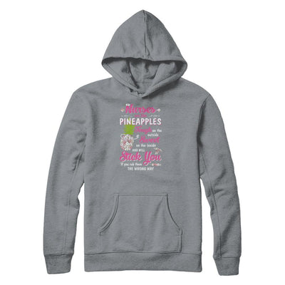 Funny Nurses Are Like Pineapples CNA Nursing Gift-T-Shirt & Tank Top-Pullover Hoodie-Light Steel