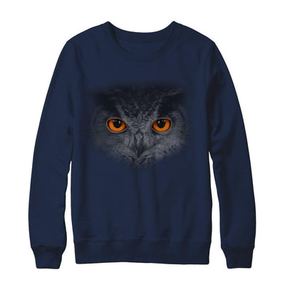 Cool Owl Happy Halloween-T-Shirt & Sweatshirt-Crewneck Sweatshirt-Navy