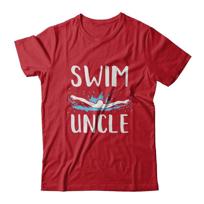 Swim Uncle Funny Swimming Birthday Gift-T-Shirt & Hoodie-Classic T-Shirt-Red