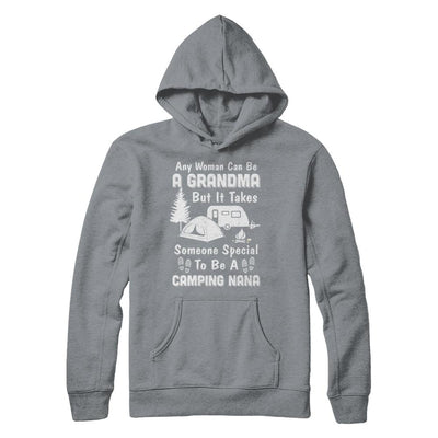 Camping Nana Grandma Mothers Day Gift-T-Shirt & Hoodie-Pullover Hoodie-Light Steel