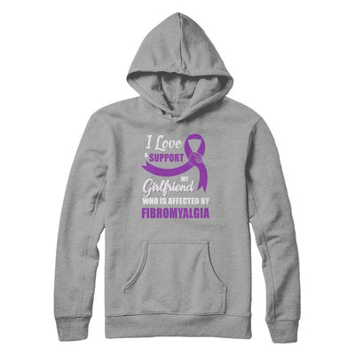 Fibromyalgia Awareness Support Purple Girlfriend Boyfriend-T-Shirt & Hoodie-Pullover Hoodie-Light Steel