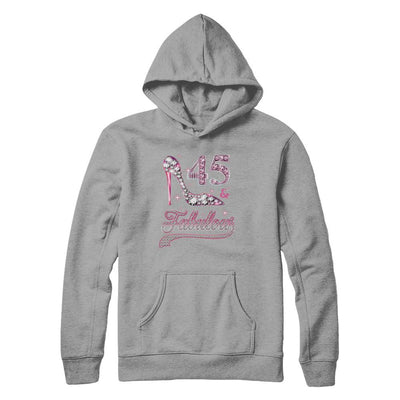 45 And Fabulous 45 Years Old 1976 45th Birthday Gift-T-Shirt & Hoodie-Pullover Hoodie-Light Steel
