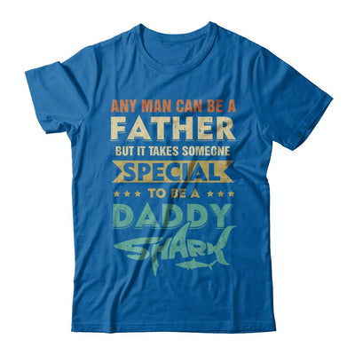 Vintage Someone Special To Be A Daddy Shark Fathers Day-T-Shirt & Hoodie-Classic T-Shirt-Royal
