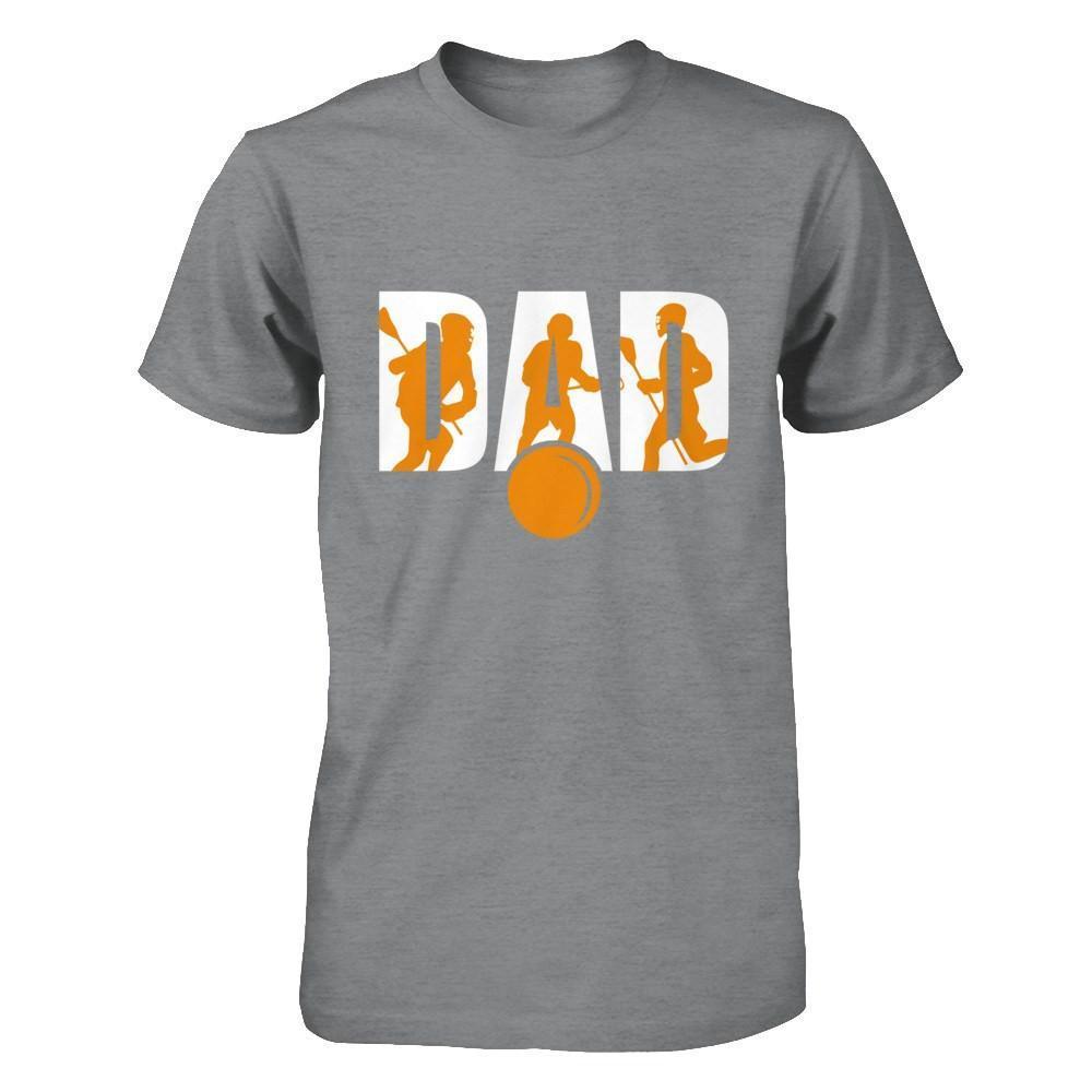 Lacrosse Dad Father's Day-T-Shirt & Hoodie-Classic T-Shirt-Sport Grey