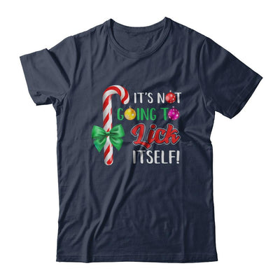 It's Not Going To Lick Itself Funny Candy Christmas-T-Shirt & Sweatshirt-Classic T-Shirt-Navy