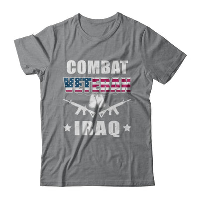 Combat Veteran Iraq-T-Shirt & Hoodie-Classic T-Shirt-Sport Grey