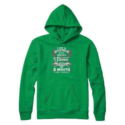 I Am A December Girl I Was Born With My Heart On My Sleeve-T-Shirt & Tank Top-Pullover Hoodie-Irish Green