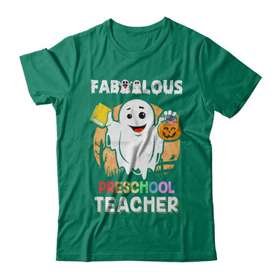 Faboolous Fabulous Preschool Teacher Halloween-T-Shirt & Hoodie-Classic T-Shirt-Kelly Green