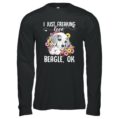 Dog I Just Freaking Love Beagle-T-Shirt & Tank Top-