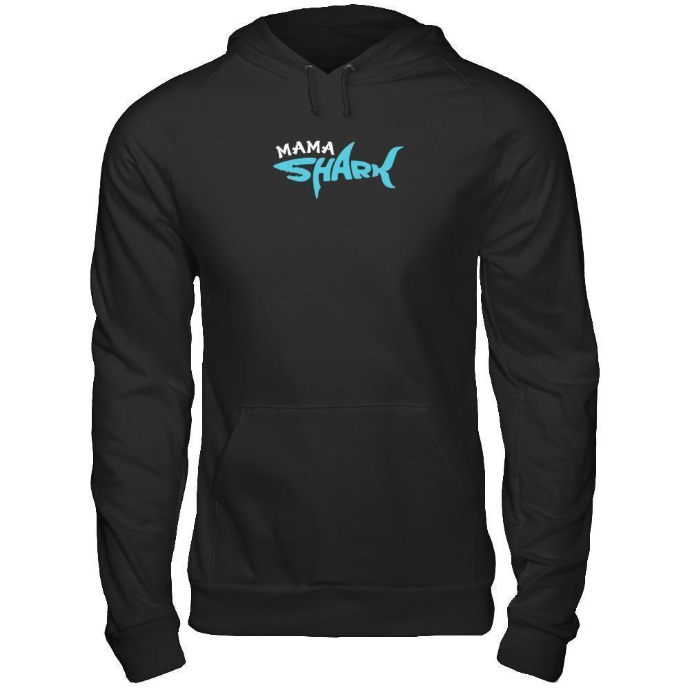 Mama Shark Lovers Best Mom-T-Shirt & Tank Top-Pullover Hoodie-Black