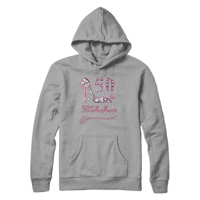 50 And Fabulous 50 Years Old 1971 50th Birthday Gift-T-Shirt & Hoodie-Pullover Hoodie-Light Steel