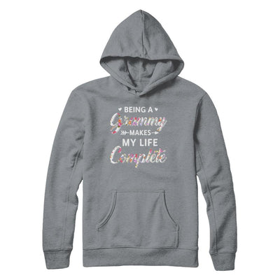 Being A Grammy Makes My Life Complete Mothers Day-T-Shirt & Hoodie-Pullover Hoodie-Light Steel