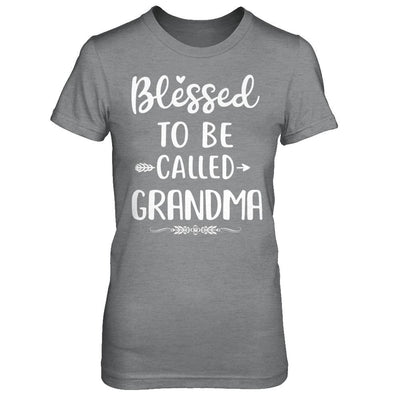 Funny Grandma Blessed To Be Called Grandma-T-Shirt & Hoodie-Women's T-Shirt-Sport Grey