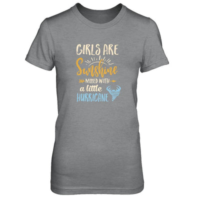 Girls Are Sunshine Mixed Little Hurricane-T-Shirt & Tank Top-Women's T-Shirt-Sport Grey