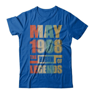 Vintage Retro May 1968 Birth Of Legends 53th Birthday-T-Shirt & Hoodie-Premium T-Shirt-Royal
