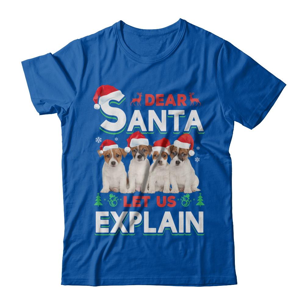 Dear Santa Funny Beagle Puppies Christmas Gift-T-Shirt & Hoodie-Premium T-Shirt-Royal
