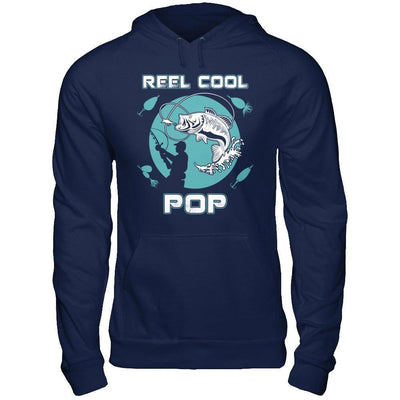 Reel Cool Pop-T-Shirt & Hoodie-Pullover Hoodie-Navy
