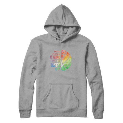 Yeah I Play Like A Girl Volleyball Girl-T-Shirt & Hoodie-Pullover Hoodie-Light Steel