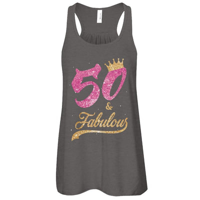 50 And Fabulous 1971 50th Birthday Gift-T-Shirt & Tank Top-