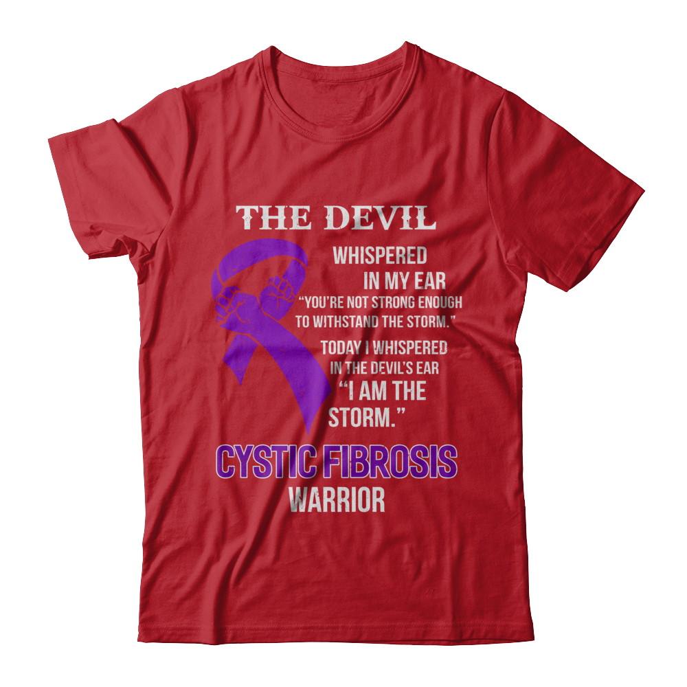 I Am The Storm Support Cystic Fibrosis Awareness Warrior Gift-T-Shirt & Hoodie-Classic T-Shirt-Red