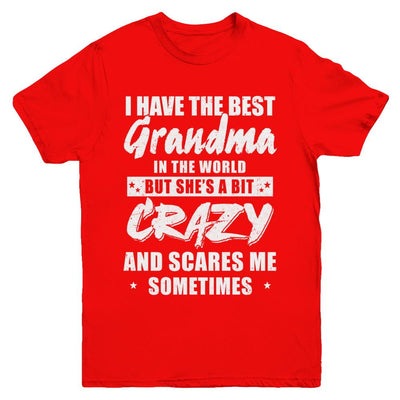 I Have The Best Grandma In The World Kids Youth-Youth Shirt-
