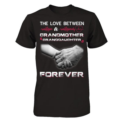 The Love Between A Grandmother And Granddaughter Is Forever-T-Shirt & Hoodie-Premium T-Shirt-Black