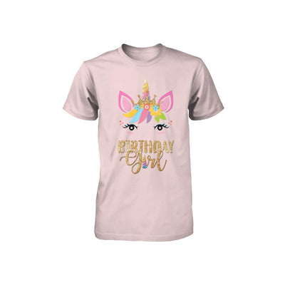 Cute Unicorn Girl Daughter Birthday Gift Youth-Youth Shirt-Toddler T-Shirt-Pink