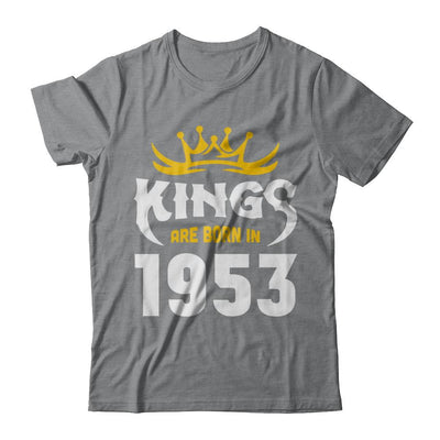 Kings Are Born In 1953 Birthday Gift-T-Shirt & Hoodie-Classic T-Shirt-Sport Grey