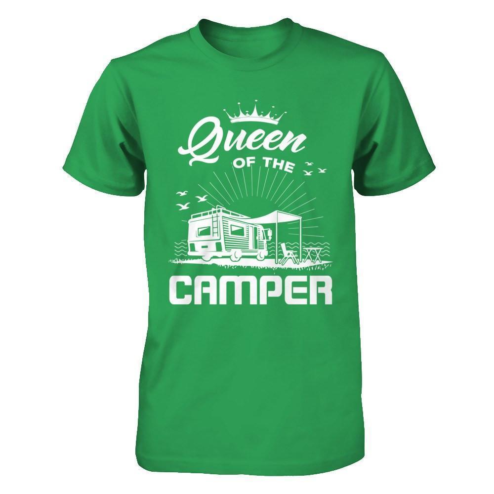 Queen Of The Camper-T-Shirt & Hoodie-Premium T-Shirt-Kelly Green