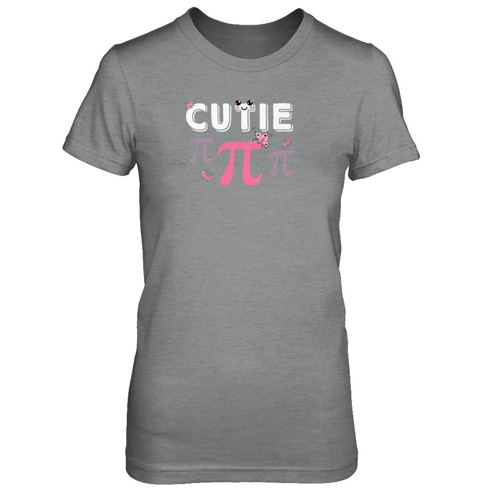 Cutie Pi Cute Math Pun Happy Pi Day-T-Shirt & Tank Top-Women's T-Shirt-Sport Grey