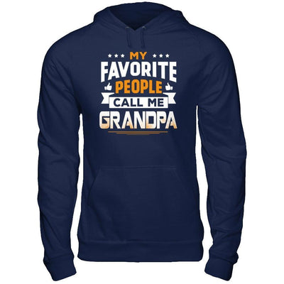 My Favorite People Call Me Grandpa-T-Shirt & Hoodie-Pullover Hoodie-Navy