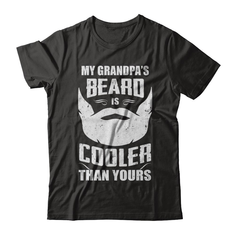 My Grandpa's Beard Is Cooler Than Yours-T-Shirt & Hoodie-Premium T-Shirt-Black