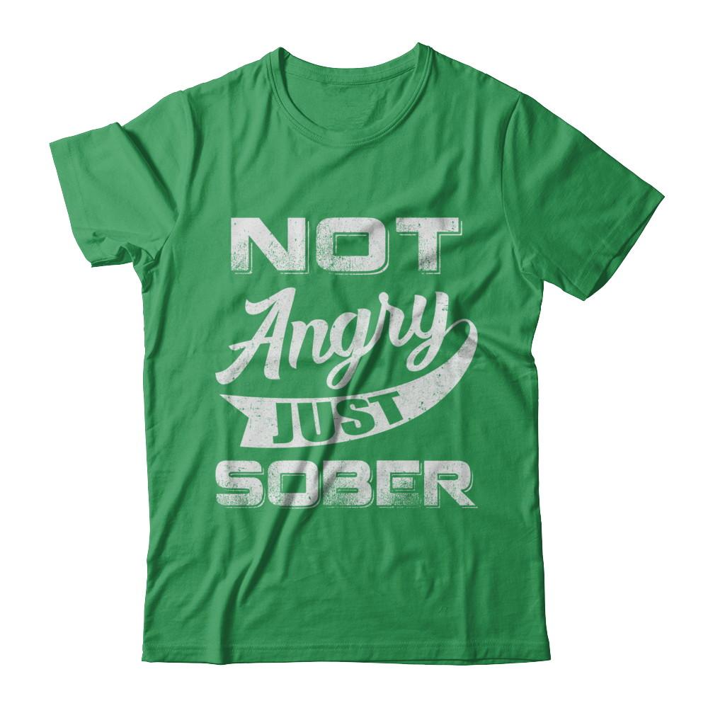 Not Angry Just Sober-T-Shirt & Hoodie-Premium T-Shirt-Kelly Green