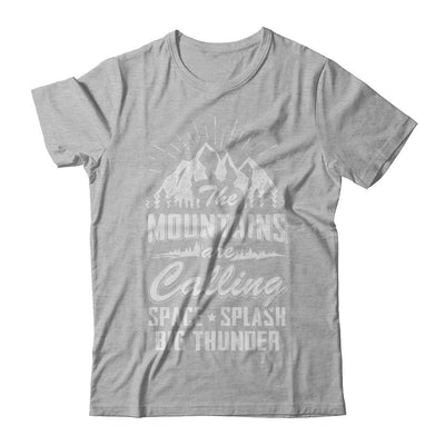 The Mountains Are Calling Space Splash Big Thunder-T-Shirt & Hoodie-Premium T-Shirt-Heather Gray