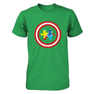 Captain Autism Awareness-T-Shirt & Hoodie-Premium T-Shirt-Kelly Green