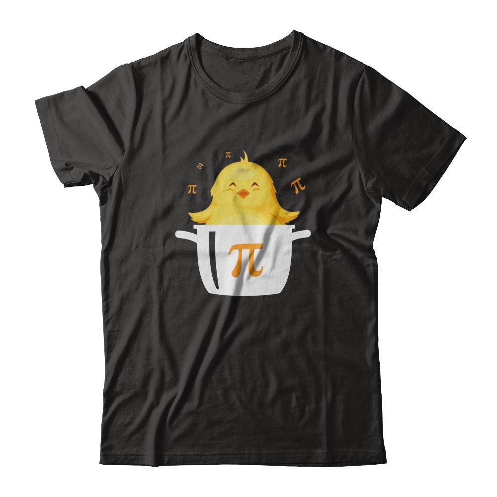 Funny Chicken Pot Pie Chicken Pot Happy Pi Day-T-Shirt & Hoodie-Premium T-Shirt-Black