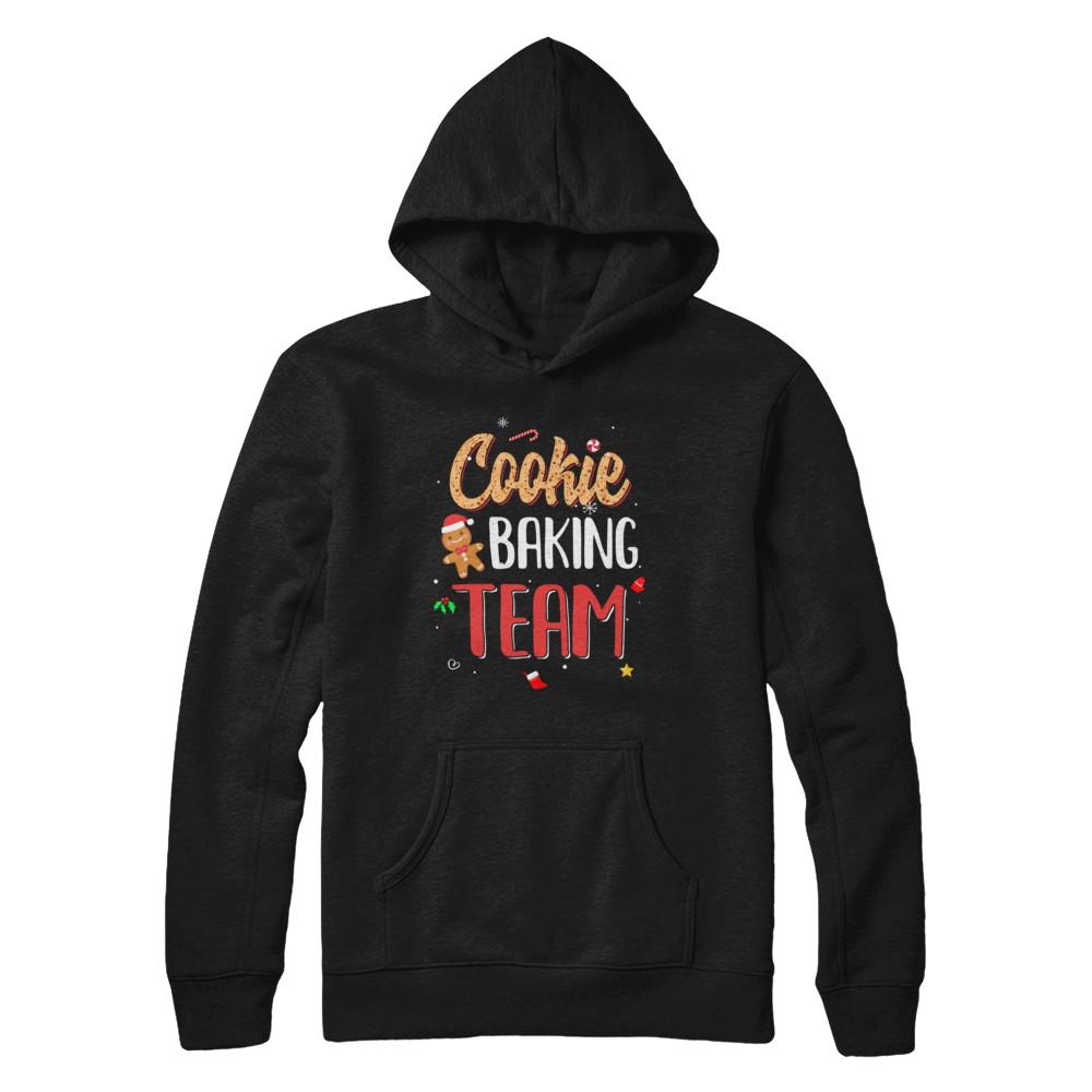 Cookie Baking Team Christmas Baking Team-T-Shirt & Sweatshirt-Pullover Hoodie-Black