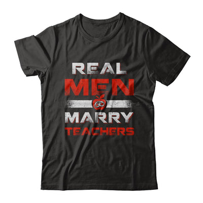 Real Men Marry Teachers-T-Shirt & Hoodie-Classic T-Shirt-Black