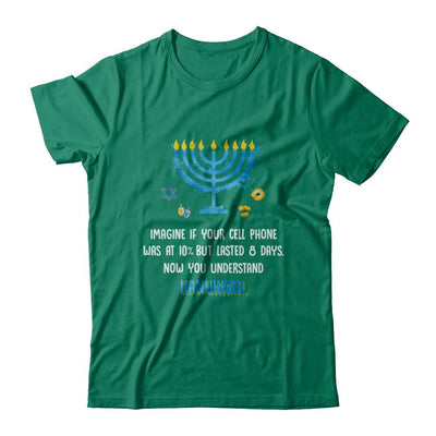 Funny Quote Sarcastic Hanukkah Chanukah Cellphone Gift-T-Shirt & Sweatshirt-Classic T-Shirt-Kelly Green
