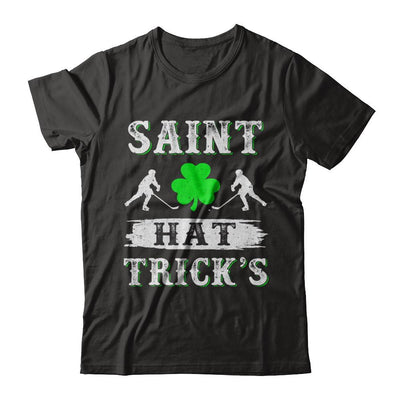 St Patricks Day Hockey Saint Hat Trick's Day-T-Shirt & Hoodie-Premium T-Shirt-Black