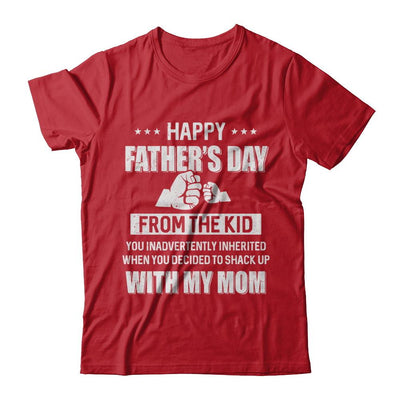 Happy Father's Day From The Kid You Inadvertently Daddy-T-Shirt & Hoodie-Classic T-Shirt-Red