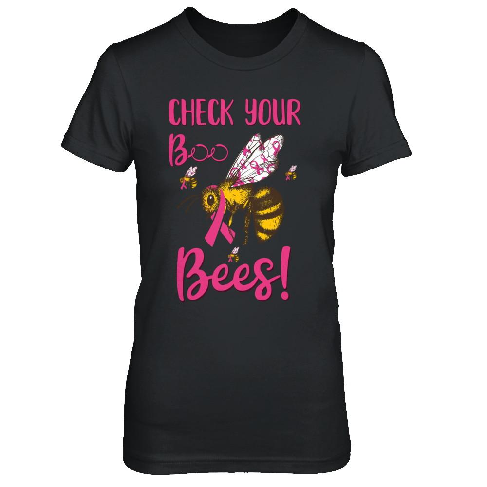 Check Your Boo Bees Funny Breast Cancer