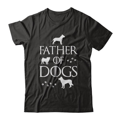 Father Of Dogs Dog Lover-T-Shirt & Hoodie-Classic T-Shirt-Black
